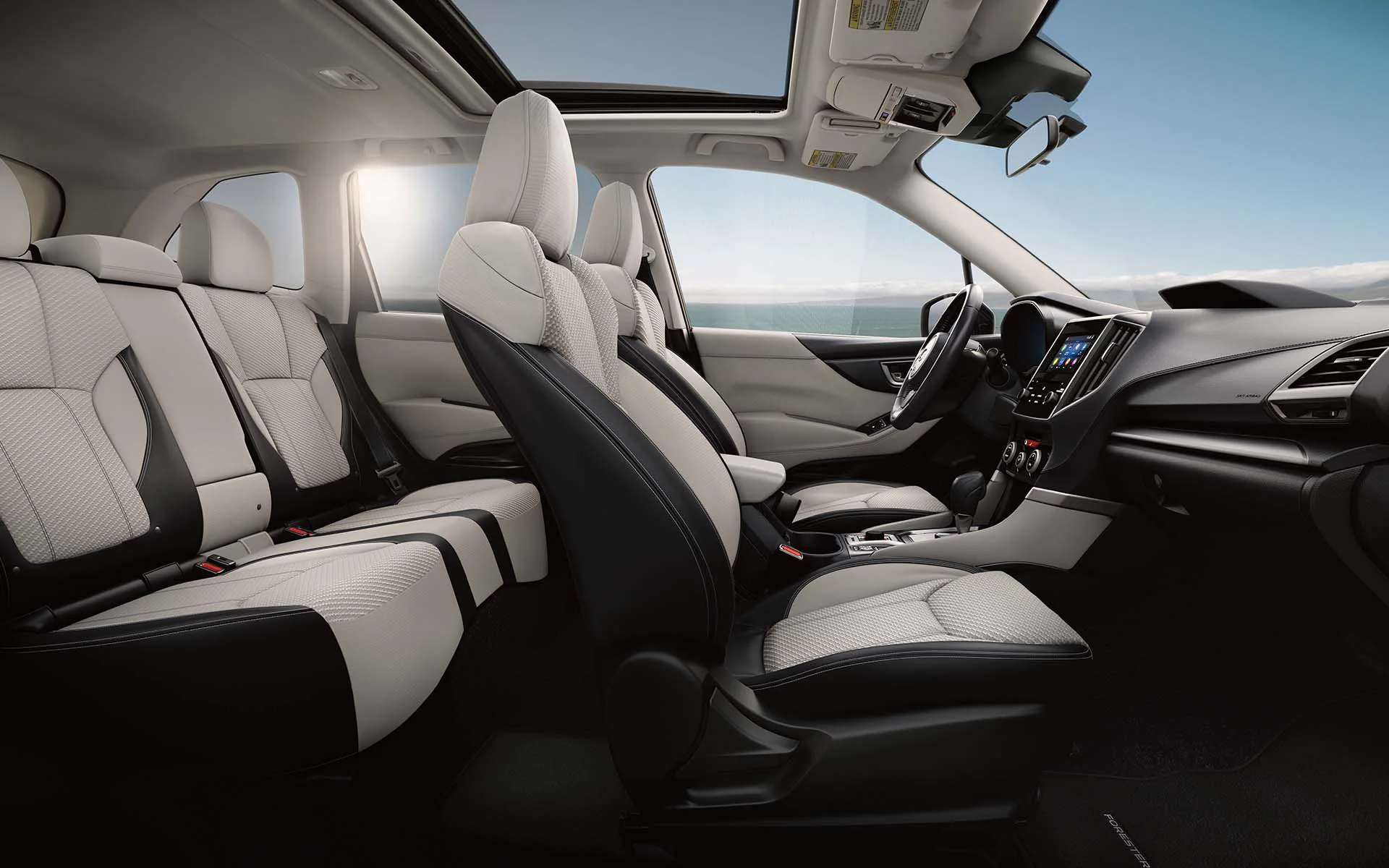 2022 Subaru Forester with Premium Gray Cloth interior.